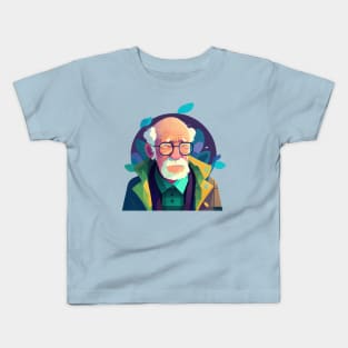 Beautiful Old Man Kids T-Shirt